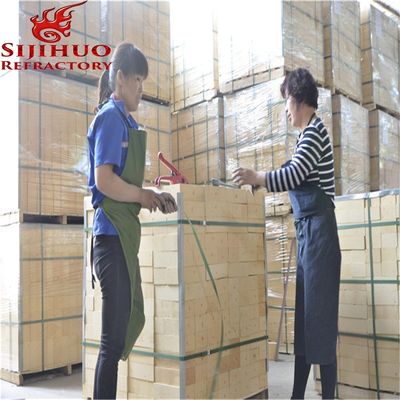 50T/D Мощность SK30/SK34/SK35/SK36/SK37/SK38/SK40 Кирпич из глины для промышленных печей желтого цвета